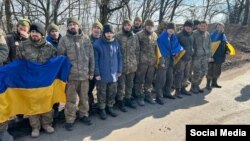 Украинские военные, вернувшие в рамках обмена пленными