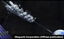 Так по замыслу Obayashi Corporation будет выглядеть космический лифт в 2050 году