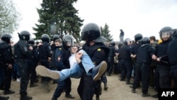 Акция протеста в Петербурге, 12 июня